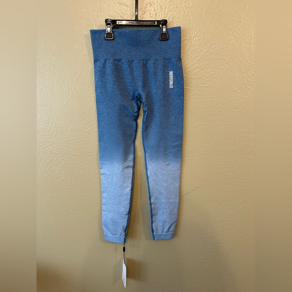 Gymshark Blue Ombré Leggings Seamless Athletic Wear